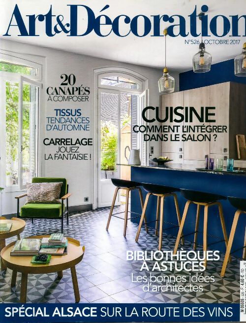 Livrenpoche : Art & Décoration n°526 : Cuisine, comment l'intégrer dans le salon ? - Collectif - Livre