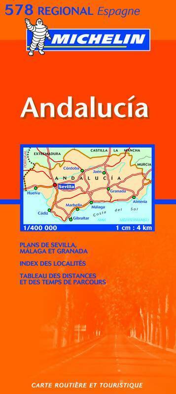 Livrenpoche : Carte régional Andalucia - Collectif - Livre