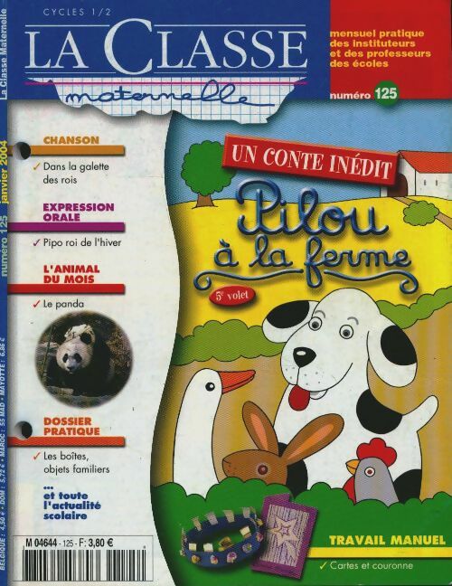 Livrenpoche : La classe maternelle n°125 - Collectif - Livre
