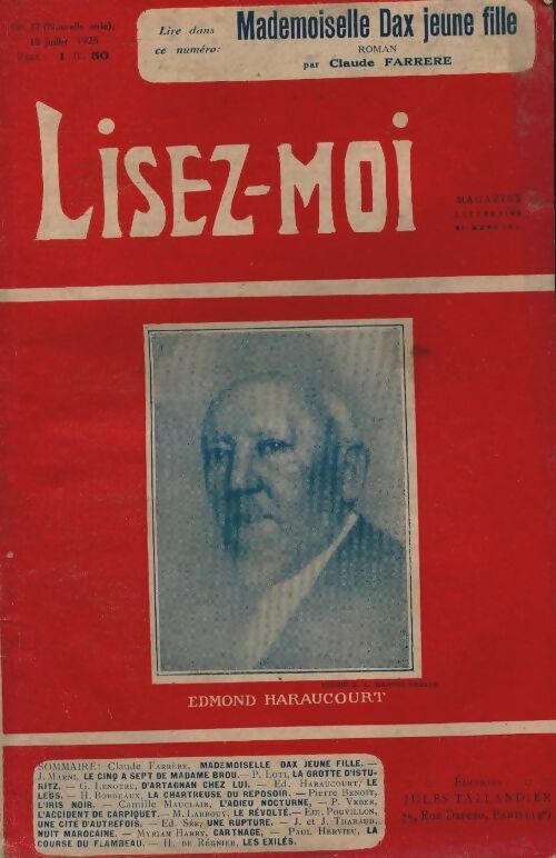 Livrenpoche : Lisez-moi (nouvelle série) n°77 : Mademoiselle Dax jeune fille - Collectif - Livre
