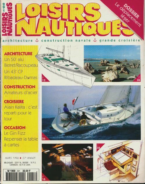 Livrenpoche : Loisirs nautiques n°291 : Dossier le déplacement léger - Collectif - Livre