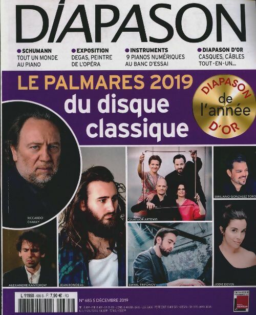 Livrenpoche : Diapason n°685 : Le palmarès 2019 du disque classique - Collectif - Livre