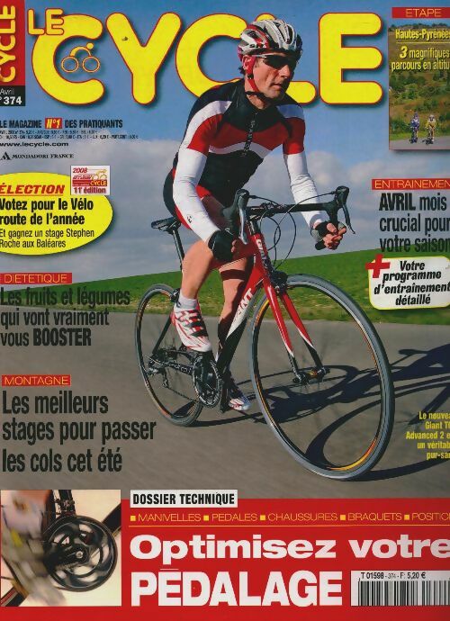 Livrenpoche : Le cycle n°374 : Optimisez votre pédalage - Collectif - Livre