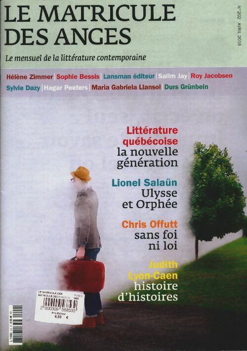 Livrenpoche : Le matricule des anges n°202 : Littérature québécoise - Collectif - Livre