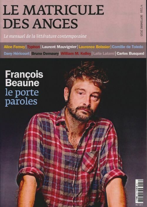 Livrenpoche : Le matricule des anges n°216 : François Beaune - Collectif - Livre