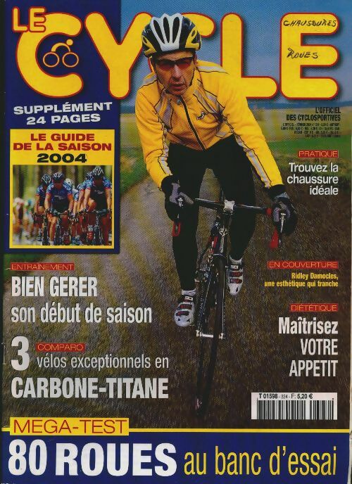 Livrenpoche : Le cycle n°324 : 80 roues au banc d'essai - Collectif - Livre