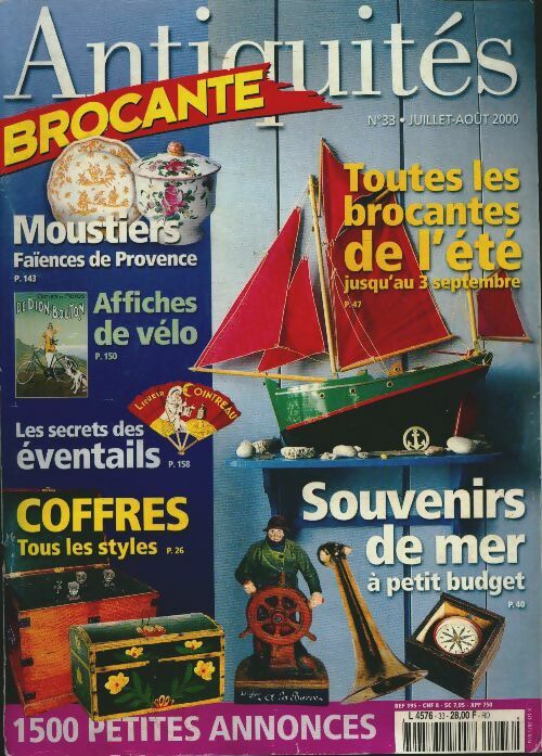 Livrenpoche : Antiquités Brocante n°33 : Souvenirs de mer - Collectif - Livre