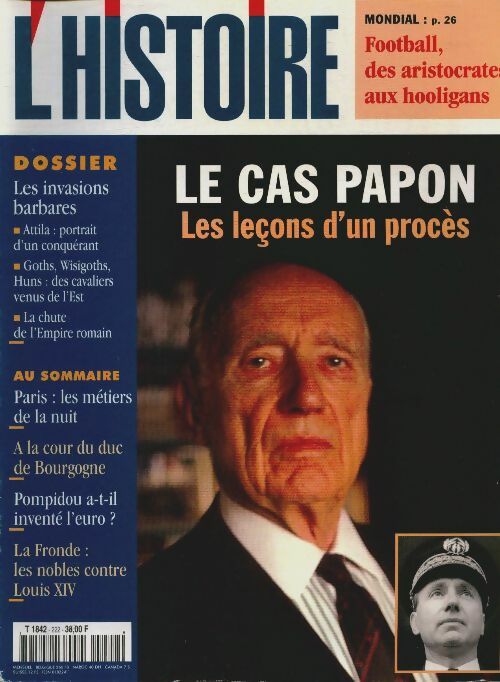 Livrenpoche : L'histoire n°222 : Le cas Papon - Collectif - Livre