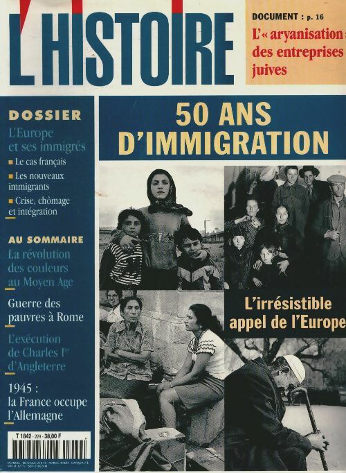 Livrenpoche : L'histoire n°229 : 50 ans d'immigration - Collectif - Livre