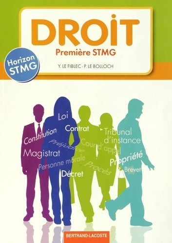 Livrenpoche : Droit 1ère STMG - Philippe Le Bolloch - Livre