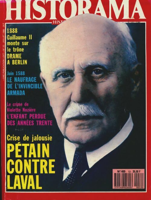 Livrenpoche : Historama (nouvelle série) n°53 : Pétain contre Laval - Collectif - Livre