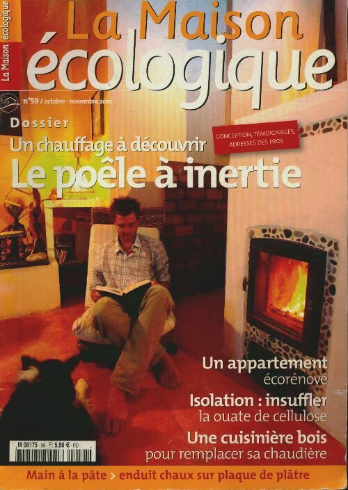 Livrenpoche : La maison écologique n°59 : Le poêle à inertie - Collectif - Livre