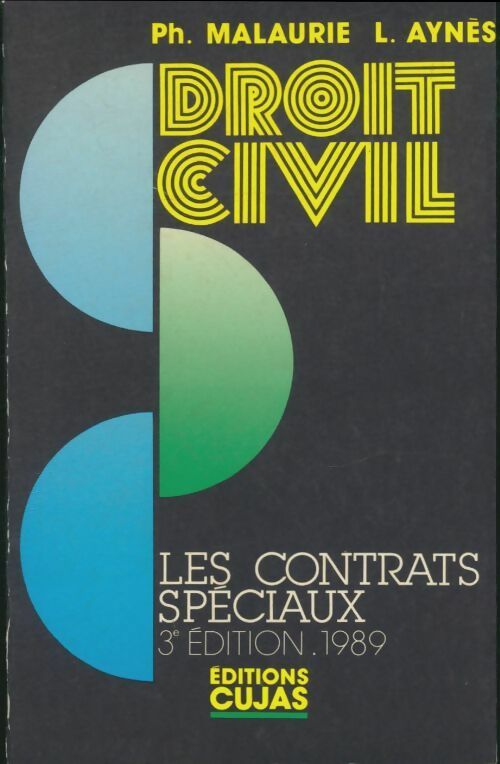 Livrenpoche : Droit civil : Les contrats spéciaux - Laurent Aynès - Livre