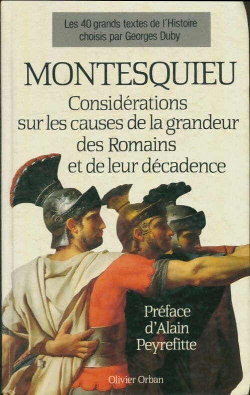 Livrenpoche : Considérations sur les causes de la grandeur des romains et de leur décadence - Montesquieu R. - Livre