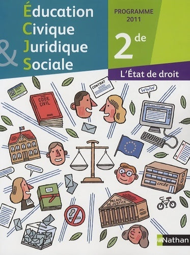 Livrenpoche : Éducation civique juridique et sociale Seconde - Guy Lagelée - Livre
