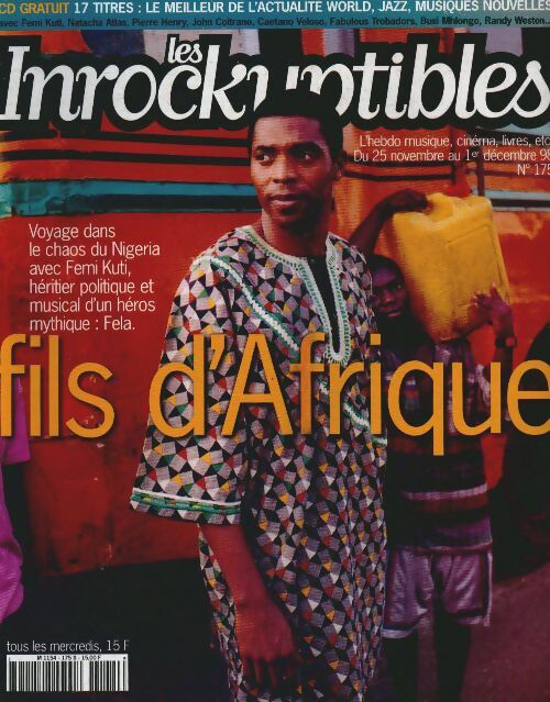 Livrenpoche : Les inRockuptibles n°175 : Fils d'Afrique - Collectif - Livre