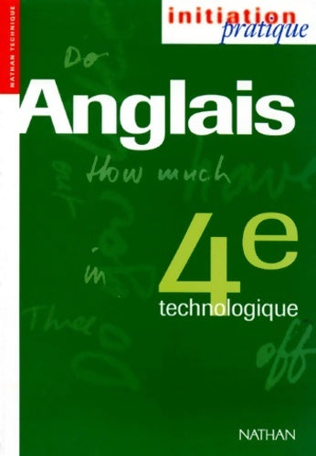 Livrenpoche : Anglais : 4e technologique - Larreya - Livre