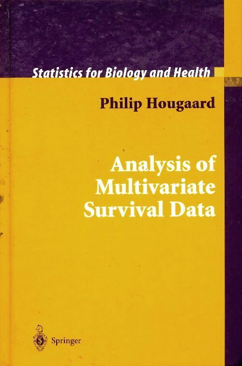 Livrenpoche : Analysis of multivariate survival data - Philip Hougaard - Livre