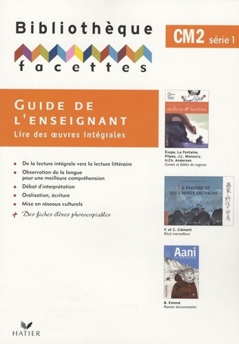 Livrenpoche : Facettes CM2 guide de l'enseignant - Michèle Schöttke - Livre