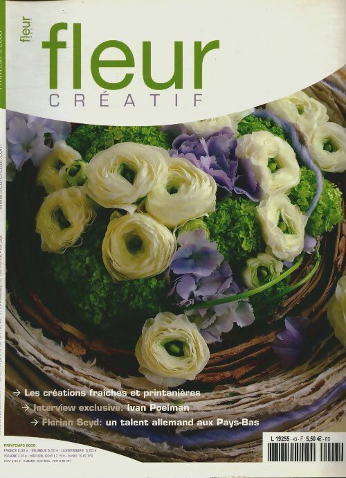 Livrenpoche : Fleur créatif n°43 : Les créations fraîches et printanières - Collectif - Livre