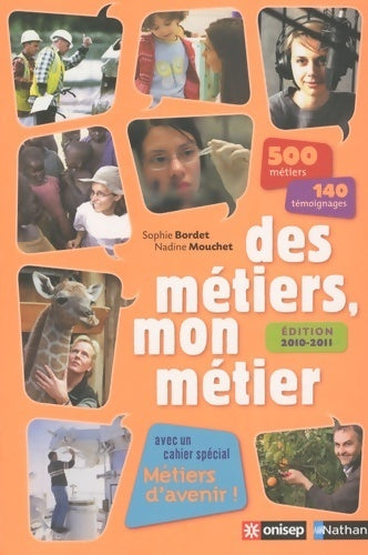 Livrenpoche : Des métiers mon métier - Sophie Bordet-Petillon - Livre