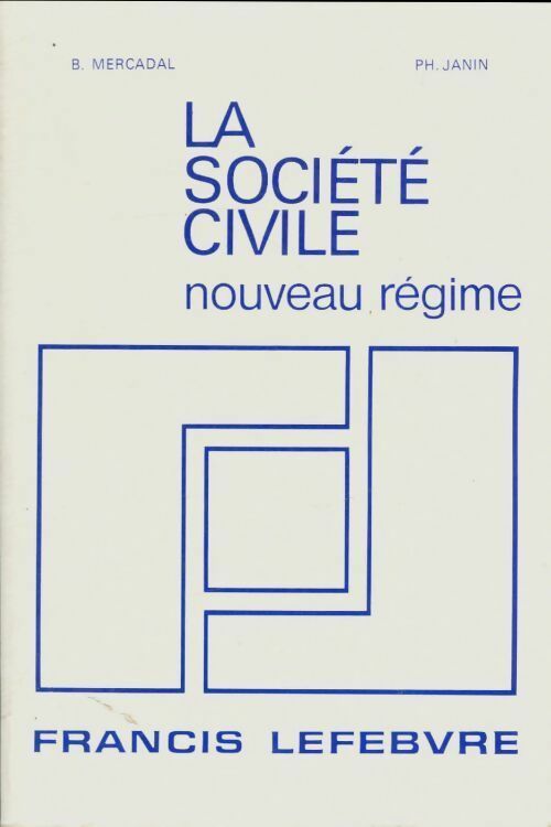 Livrenpoche : La société civile. Nouveau régime - Barthélémy Mercadal - Livre