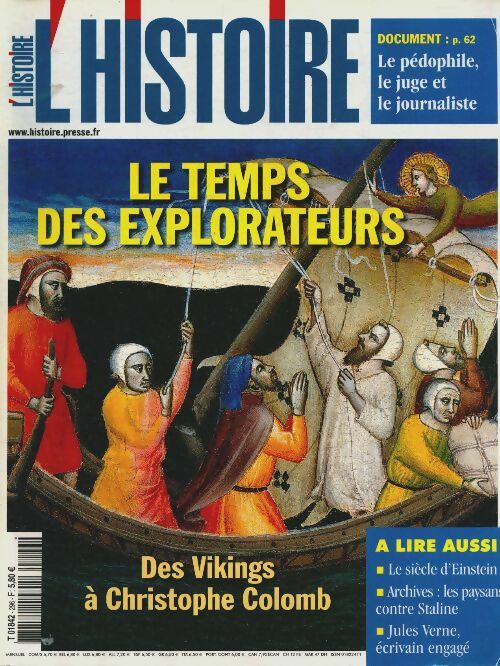 Livrenpoche : L'histoire n°296 : Le temps des explorateurs - Collectif - Livre