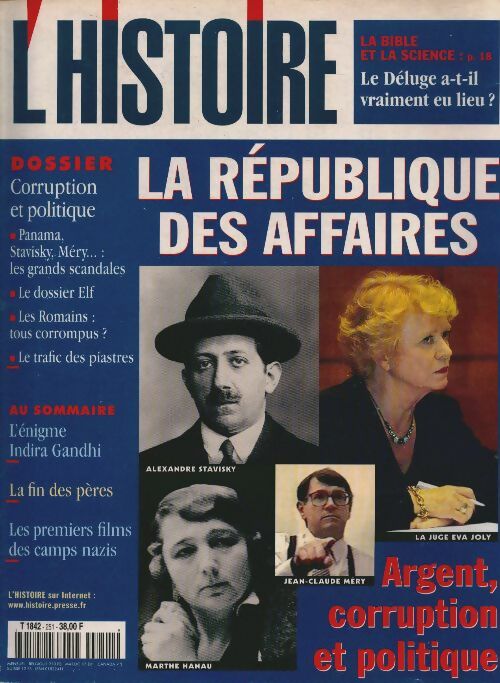 Livrenpoche : L'histoire n°251 : La République des affaires - Collectif - Livre