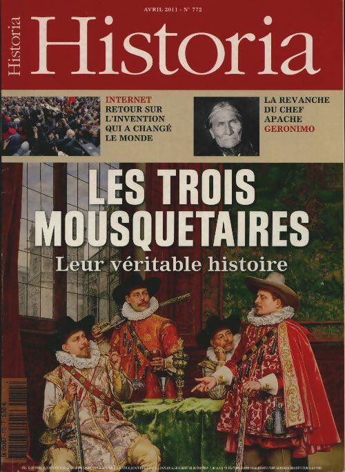 Livrenpoche : Historia n°772 : Les trois mousquetaires - Collectif - Livre