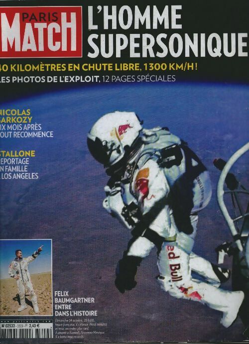 Livrenpoche : Paris Match n°3309 : L'homme supersonique - Collectif - Livre