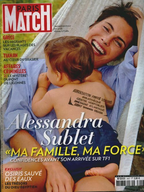Livrenpoche : Paris Match n°3457 : Alessandra Sublet - Collectif - Livre