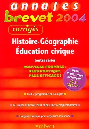 Livrenpoche : Histoire-géographie - Éducation civique toutes séries 3e 2004 - Guillaume Dumont - Livre