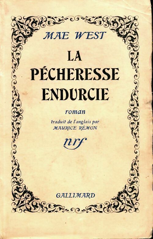 Livrenpoche : La pècheresse endurcie - Maë West - Livre