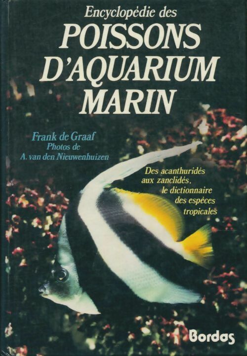 Livrenpoche : Encyclopédie des poissons d'aquarium marin - Frank De Graaf, De Graaf - Livre