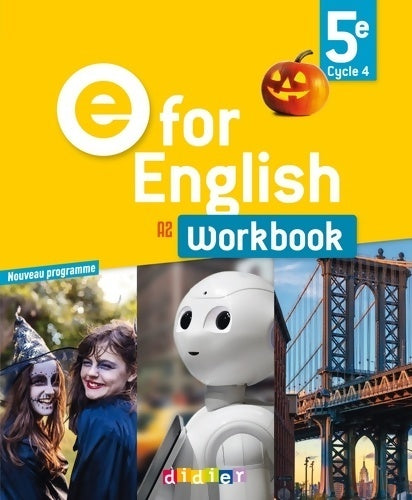 E for english 5e (éd. 2017) - workbook - version papier - Laura Cursat - Livre