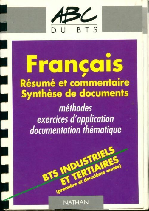 Livrenpoche : Français : Résumé et commentaire, synthèse de documents - Qualid - Livre
