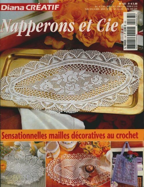 Livrenpoche : Diana créatif n°137 : Napperons et Cie - Collectif - Livre