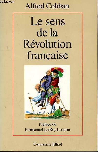 Livrenpoche : Le sens de Révolution française - Alfred Cobban - Livre