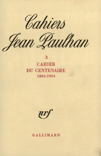 Livrenpoche : Cahier du centenaire (1884-1984) - Collectif - Livre