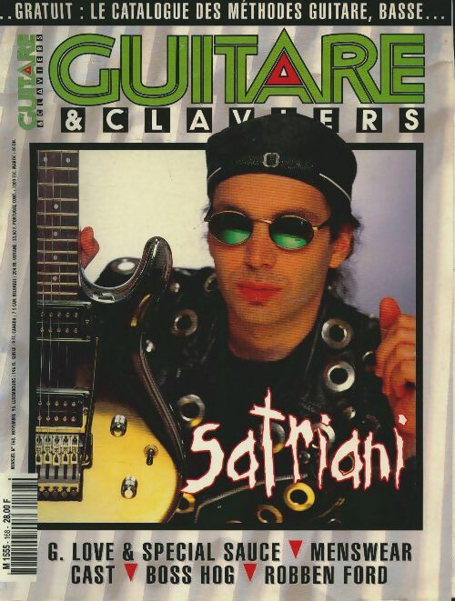 Livrenpoche : Guitare & Claviers n°168 : Satriani - Collectif - Livre