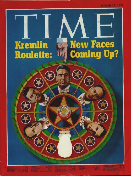 Livrenpoche : Time Vol. 97 n°13 : Kremlin roulette : new faces coming up ? - Collectif - Livre