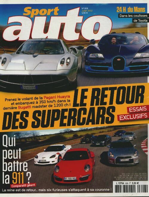 Livrenpoche : Sport-auto n°606 : Le retour des supercars - Collectif - Livre