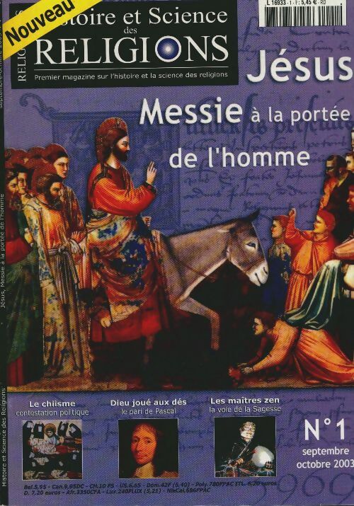 Livrenpoche : Histoire et science des religions n°1 : Jésus, Messie à la portée de l'homme - Collectif - Livre