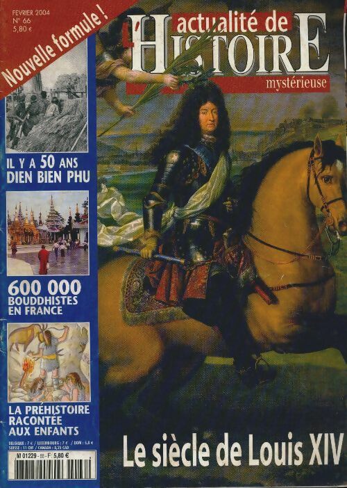 Livrenpoche : Actualité de l'Histoire mystérieuse n°66 : Le siècle de Louis XIV - Collectif - Livre