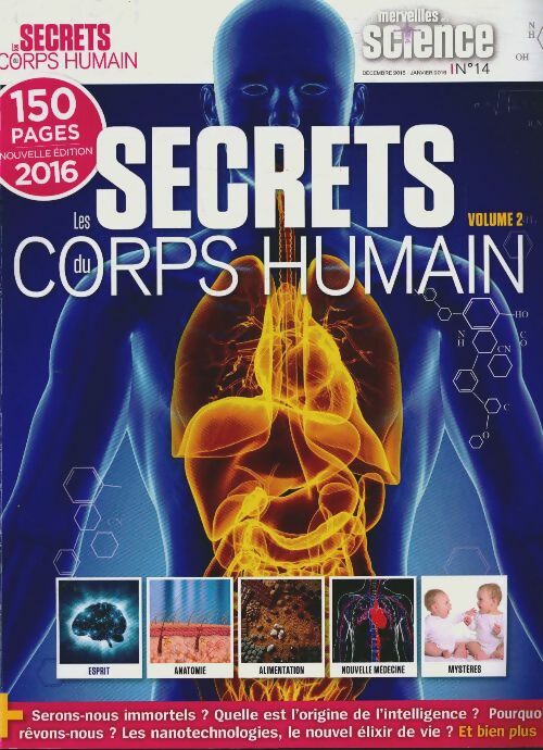 Livrenpoche : Les merveilles de la science n°14 : Les secrets du corps humain volume 2 - Collectif - Livre