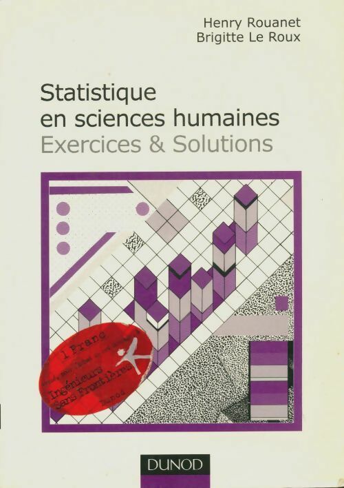 Livrenpoche : Statistique en sciences humaines: Exercices et solutions - Brigitte Henry; Le Roux - Livre