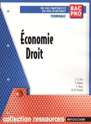 Livrenpoche : Économie droit bac pro Terminale - Jean-Claude Diry - Livre
