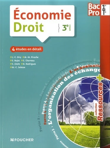 Livrenpoche : Ressources plus economie-droit 1re-tle bac pro - 3e édition - Marie-Claude Salesse - Livre