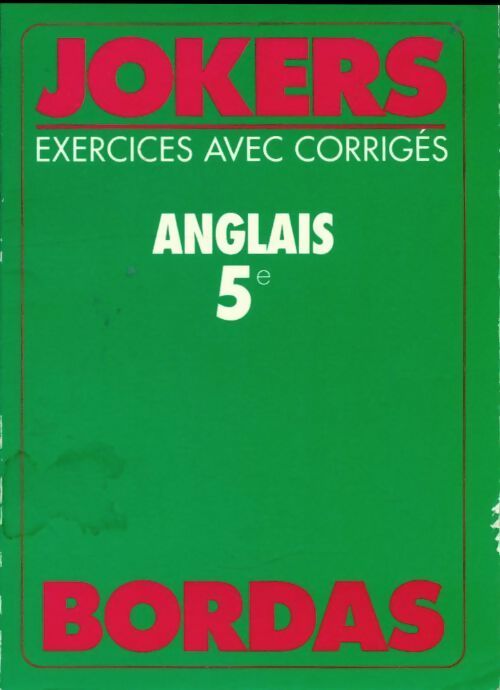 Livrenpoche : Joke. 502 anglais 5e - Gosset - Livre