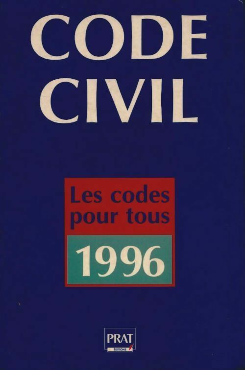 Livrenpoche : Code civil 1996 - Anonyme - Livre